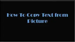 How to Copy Text from Picture Using OneNote | Copy Text From Any Image | convert images to text