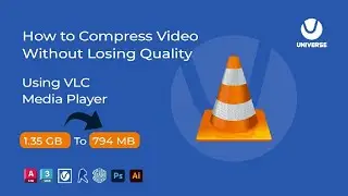 How to compress video without losing quality | Using VLC Media Player