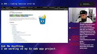 Ask Me Anything - While I Work on Go Web App Project