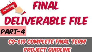 Cs619 Final deliverable project Spring 2021 | CS619 Final Project 2021 | VU CS619 Project 2021