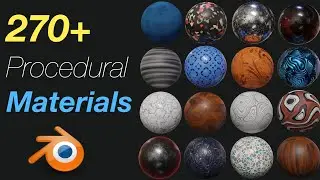 270+ Procedural Realtime Materials For Blender Add-on Overview
