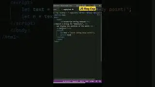 js regex | string search | regular expression#shorts #javascript #programming