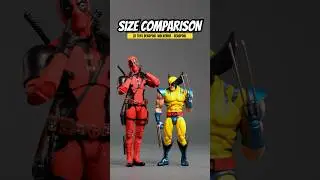 Size Comparison: ZD Toys Marvel Studios Deadpool Wolverine - Deadpool 