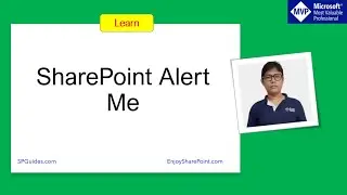 SharePoint alerts - Create alerts in SharePoint list or library