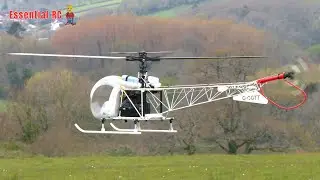 Bell 47G RC Helicopter | AHA Charmouth RC Helicopter Meeting 2023