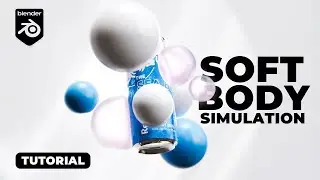 MAKE PRODUCT ANIMATION IN BLENDER 4.1 - ”3D SOFT BODY ANIMATION