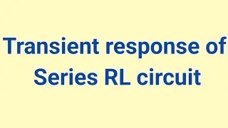 DC response of an RL circuit//in Telugu//Transient analysis//Network analysis//diploma/pls subscribe