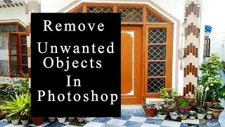 How To Remove Unwanted Objects In Photoshop with Rectangle Marquee Tool - Easy Photoshop Tutorials