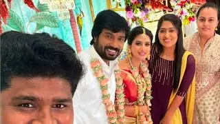 Sirakadikka Aasai Serial Actor Vetri vasanth and vaishnavi sundar Engagement Video #youtubevideos