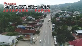 Pesona Kota Waena Jayapura Papua, Kota Cantik di Tepi Danau Sentani - Video Udara Drone