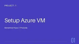 Learn IAM in Azure | Project 1 | Create First VM in Azure for Domain Controller | Video 4