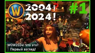 WOW2024! ЧТО ЭТО? #1 ПЕРВЫЙ ВЗГЛЯД НА ИГРУ (world of warcraft)