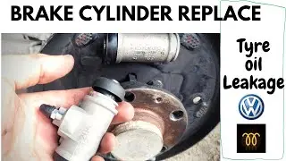 Volkswagen Vento Rear Wheel Brake Cylinder Replace, Repair | Skoda Rear Cylinder Repair | Polo