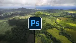 How to make your Landscape photos LOOK BETTER FAST. Photoshop Tutorial