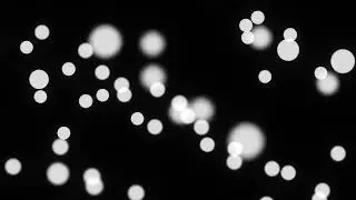 Bokeh Black and White Particles Background Animated Video Loop | Copyright-Free | Full HD