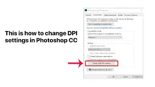 This is how to change DPI settings in Photoshop CC