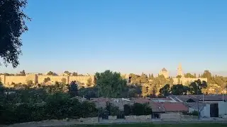 Beautiful Sunset View in Jerusalem Today/Jerusalem Wall