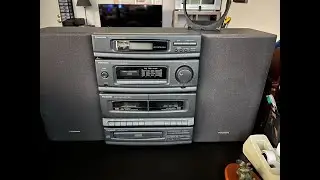 1993 Panasonic SA-D102 Bookshelf Stereo System