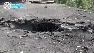 Гольмовской обстрел 17.05.2018 Горловка ДНР