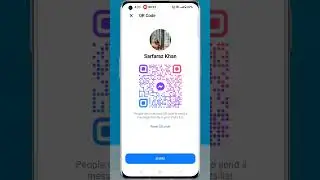 How to Use QR Code on Facebook Messenger #shorts