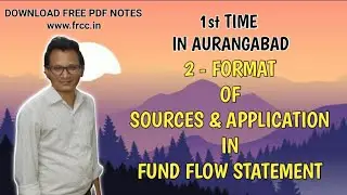 Day-6 || Q.4 || Format Of Sources & Application In Fund Flow Statement |