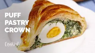 Puff pastry crown: and easy and tasty recipe!