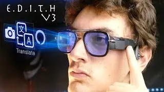 Real E.D.I.T.H Glasses V3 - The Most Advanced Smart Glasses (Image Translation, Voice Assistant)