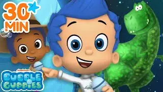 Explore Space and Find Dinosaurs with Gil 🦖🪐 | Bubble Guppies