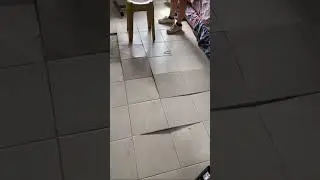 Чихнул так что треснул пол 