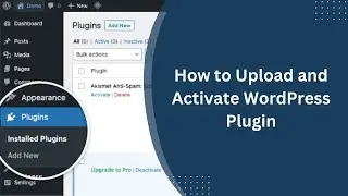How to upload and activate a WordPress plugin