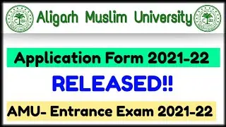 amu admission 2021 | amu application form 2021 | amu entrance exam 2021