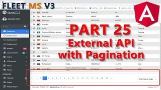 Part 25 - Pagination in Angular Application with External Countries API (Rest-Countries)