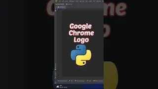 GOOGLE CHROME LOGO with python 
