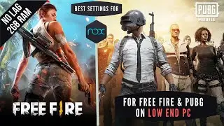 Best NoxPlayer Settings For Low End PC | Play Free Fire✔ & PUBG Mobile✔ Without Graphic Card