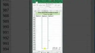 Enter sequential numbers in Excel 