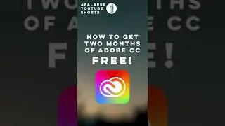 How to Get 2 MONTHS of Adobe Creative Cloud FREE!