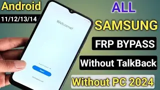 Without Talkback✅ | All Samsung Frp Bypass 2024 Android 11/12/13/14 || No Need Pc - No Need *#0*#