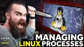 KILL Linux processes!! (also manage them) // Linux for Hackers // EP 7