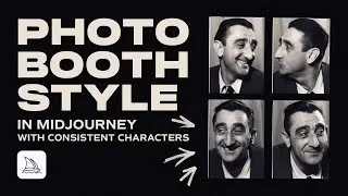 Character Consistency in Photo Booth Style made in Midjourney (+ Niji) | Tutorial + Prompts