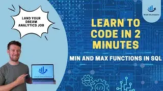 Learn to code in 2 minutes - MIN and MAX functions in SQL!