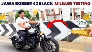 jawa 42 bobber black mirror mileage test 2024