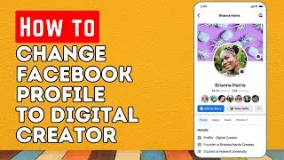 How to change Facebook profile to Digital Creator