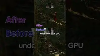 Undervolting GPU for the first time and this is how it went!