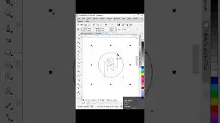 NN Lettering Logo Design in CorelDRAW 