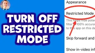 How To Turn Off Restricted Mode On YouTube Mobile! (2022)