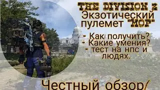 The Division 2. Экзотический пулемет МОР. Как получить?