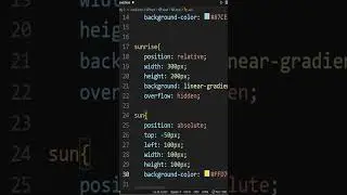 Sunrise Animation || HTML, CSS 