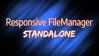 Responsive FileManager as Standalone File Manager