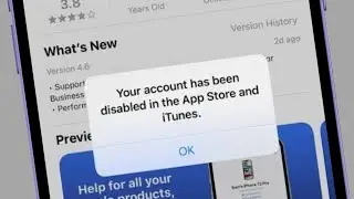 How to Fix Your Account Has Been Disabled in the App Store and iTunes on iPhone / iPad