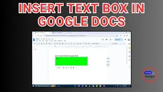 How to Insert Text Box in Google Docs